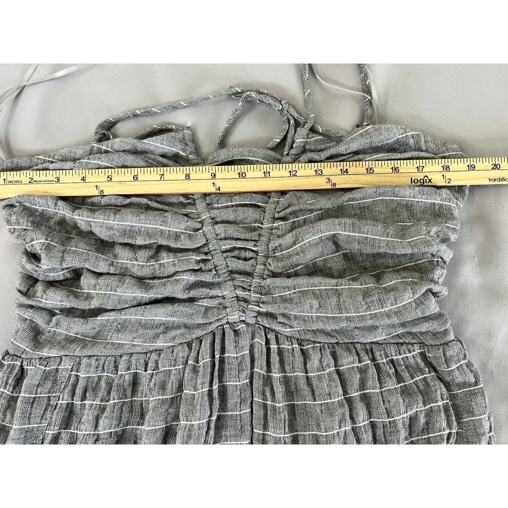 White Birch Sleeveless Halter Tie Back Woven‎ Jumpsuit Sz XL Women's